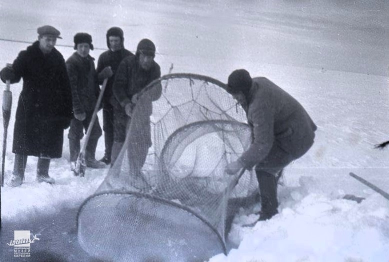 Жители Карелии вспомнили, как ловили рыбу на Белом море в 40-е