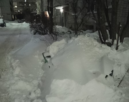 Жительница Кукковки возмутилась халатной уборкой снега