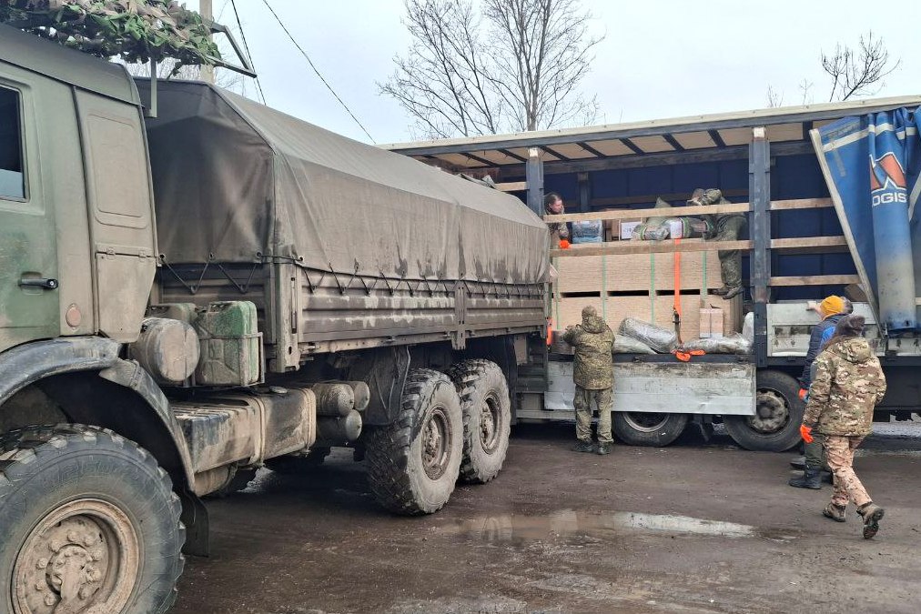 Почти 60 тонн груза из Карелии получили земляки в рамках акции Главы республики «Рождественский подарок бойцу»