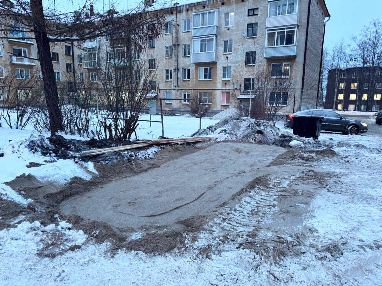 В Петрозаводске готовят основания под новые контейнерные площадки