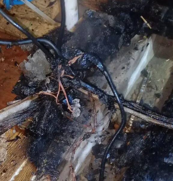 Жилой дом горел в Пудоже