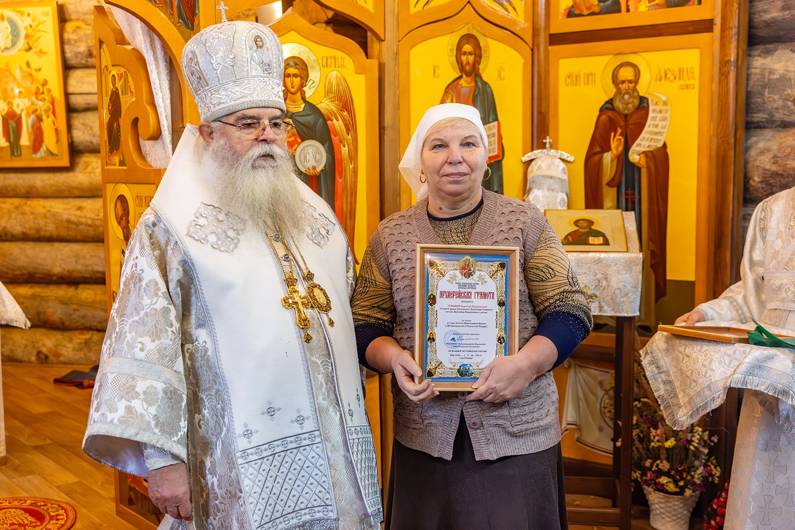 Храм преподобного Александра Свирского освятили в Березовке