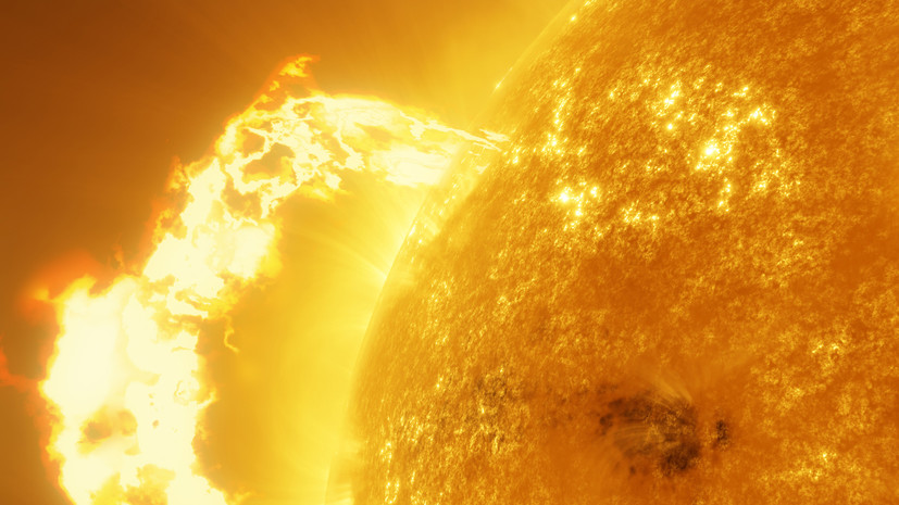 Новый взрыв произошел на Солнце