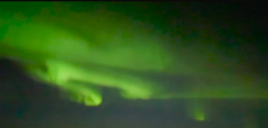 Удивительное природное явление запечатлели над озером Куйто в Карелии