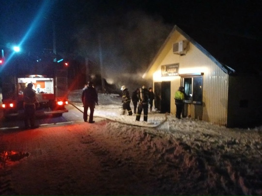 Салон красоты горел в Олонецком районе