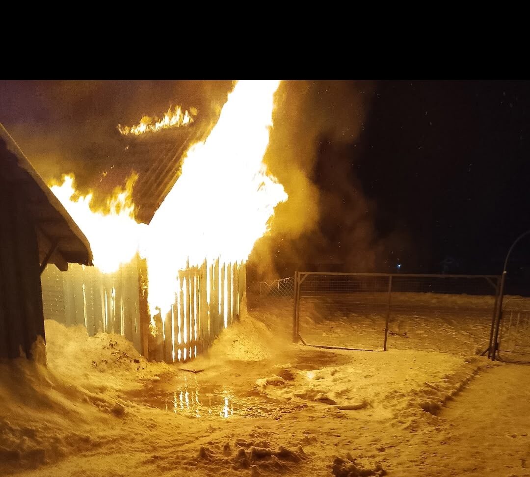 Баня горела в поселке Карелии