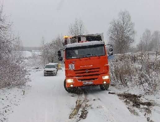 Снегопады помешали вывозу мусора в Петрозаводске
