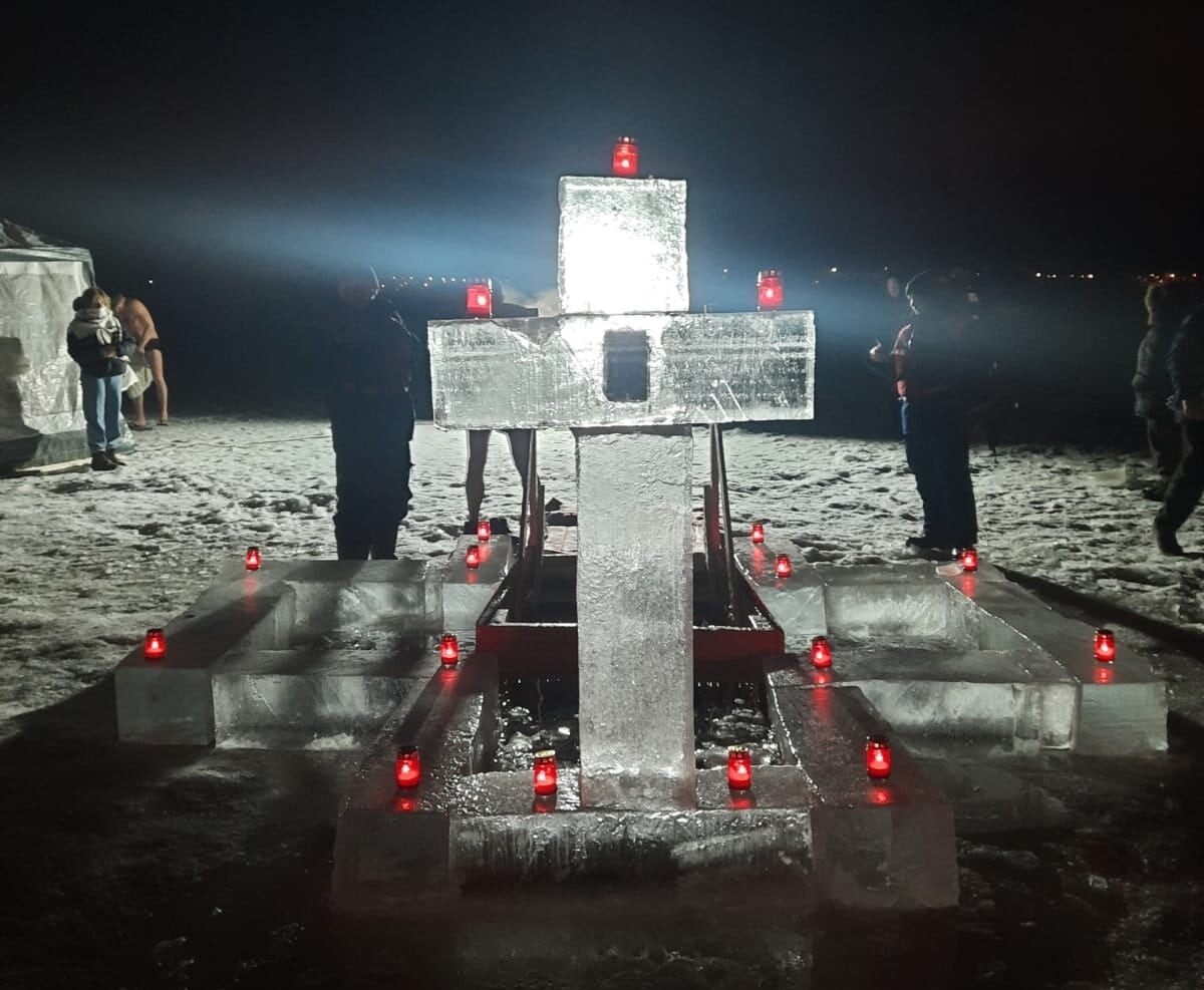 Критически низкий уровень воды не позволил организовать Крещенскую купель возле Валаамского монастыря