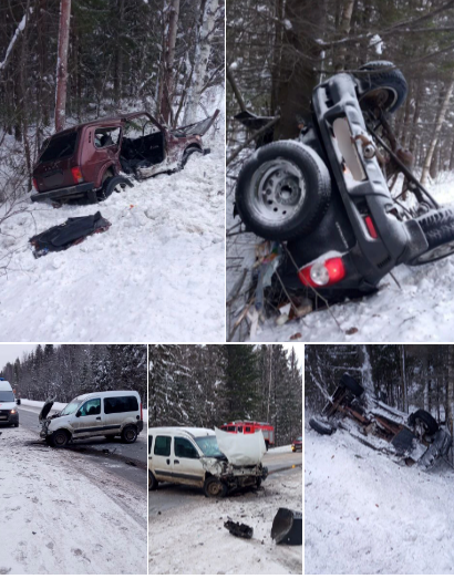 Спасатели оказывали помощь в ликвидации последствий смертельного  ДТП в Прионежском районе