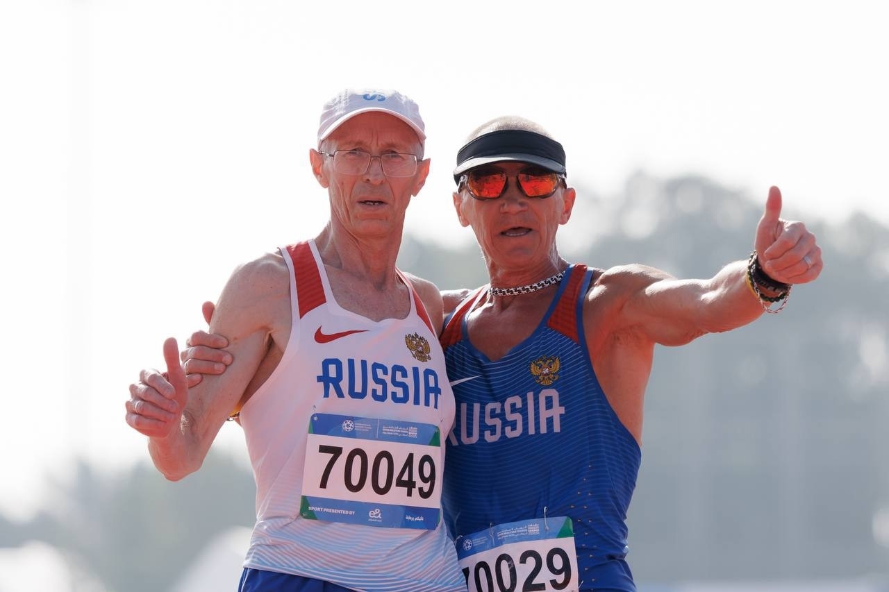 Петрозаводский бегун завоевал четыре медали на играх ветеранов в Абу-Даби