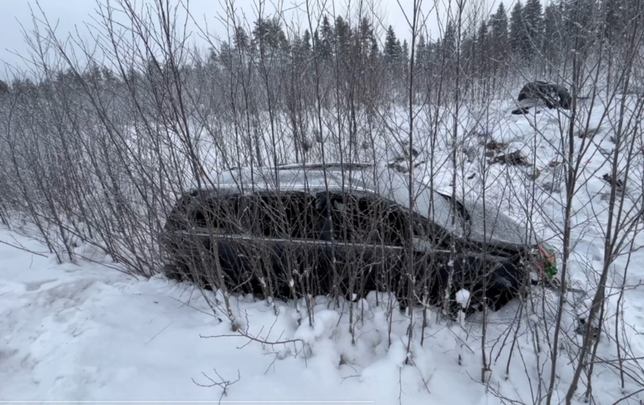 Легковушка вылетела в кювет в Лахденпохском округе: пострадали люди