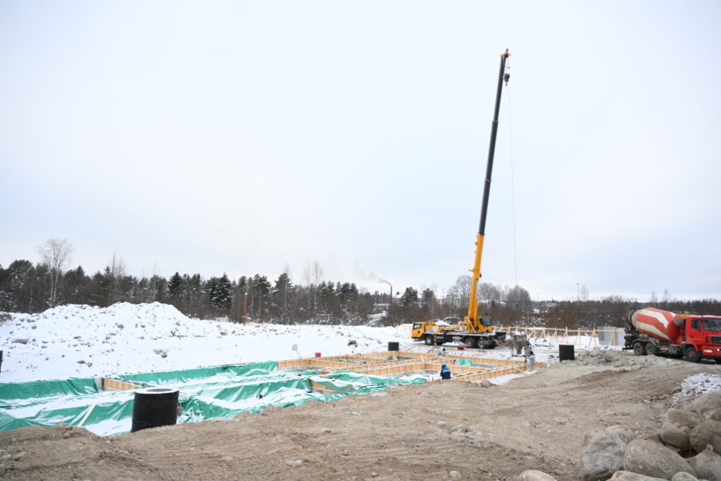 Дом на 150 квартир для расселения аварийного жилья возводят в Суоярви