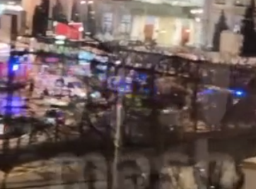 Неизвестный совершил самоподрыв возле машины ГАИ в Москве