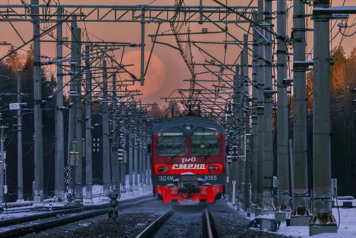 Выезд снегохода на пути перед грузовым поездом привел к ДТП в Карелии