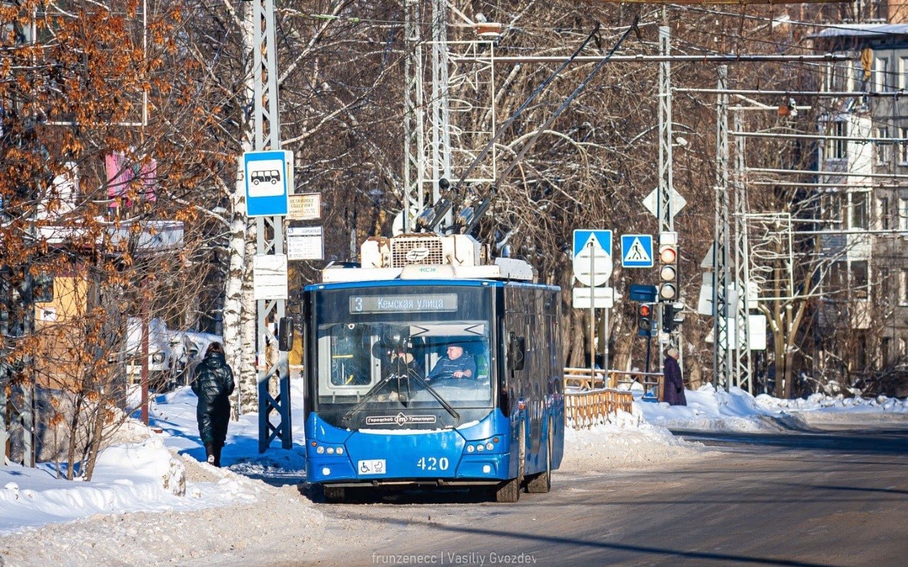 Троллейбусный маршрут № 3 продлят до ДСК в Петрозаводске