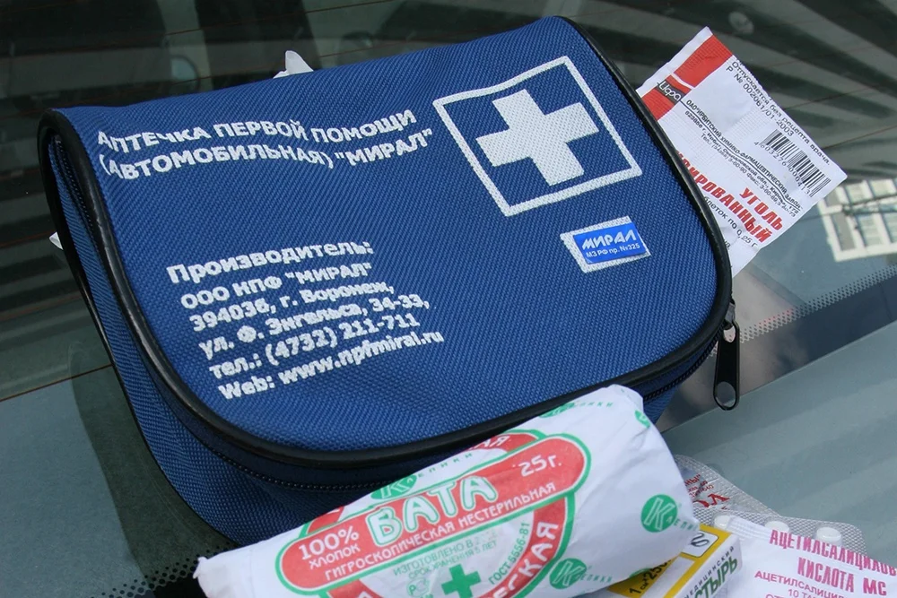 В России отменили штраф за отсутствие аптечки в машине