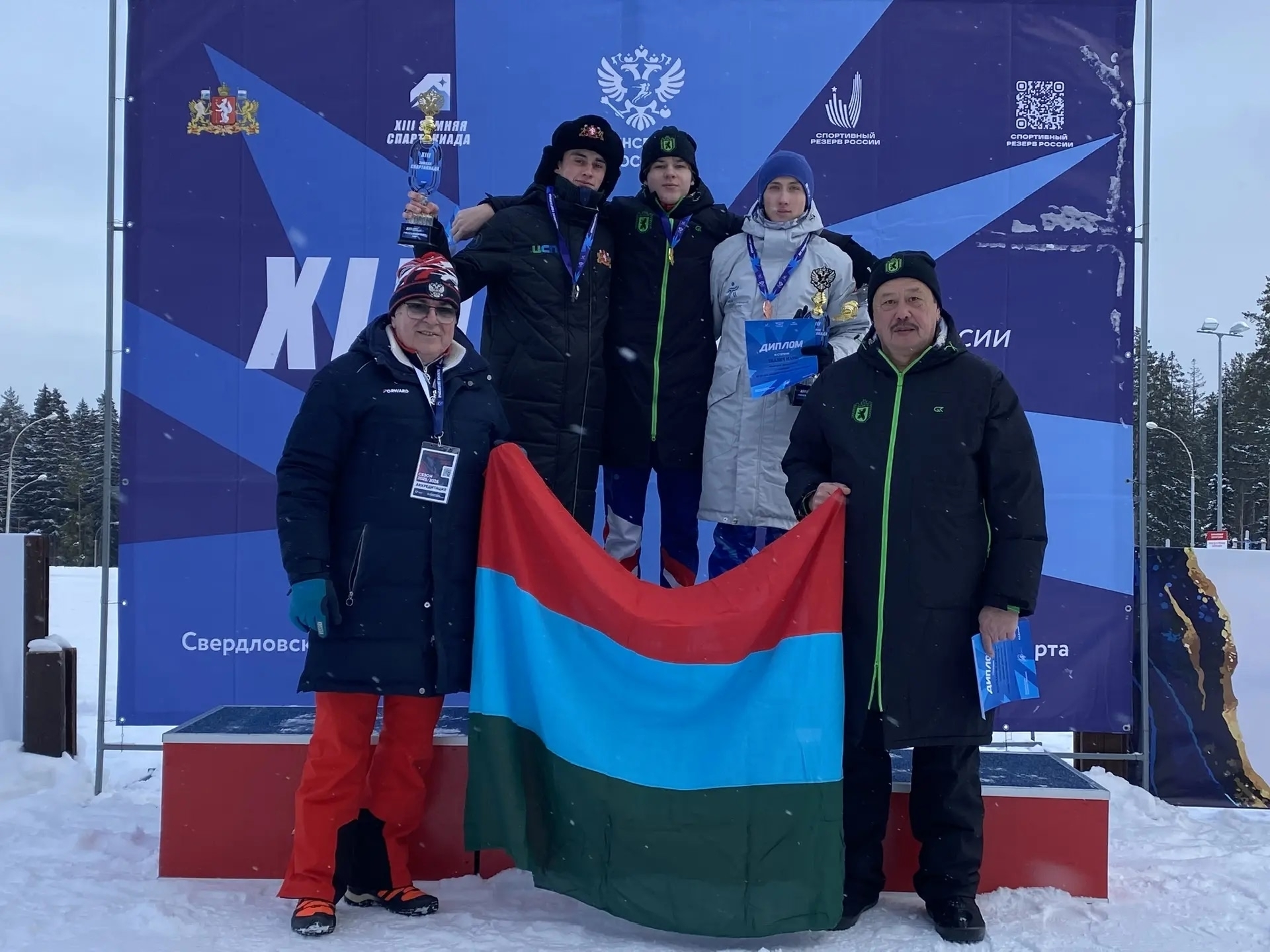 Карельский лыжник завоевал золото по двоеборью на зимней Спартакиаде России