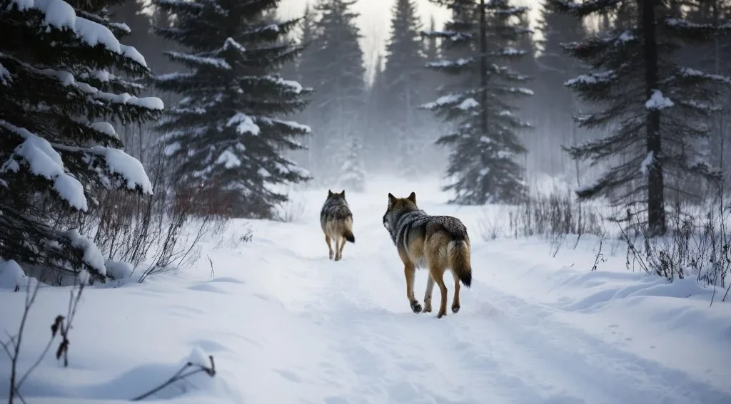 Охотники добыли двух волков в Питкярантском округе