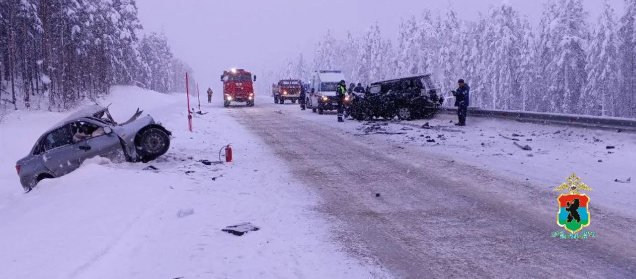 Два человека погибли в лобовом столкновении на трассе в Карелии