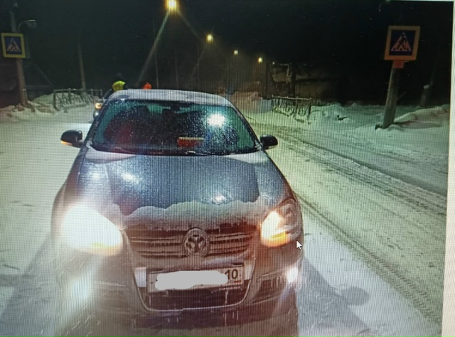 Мужчину сбили на пешеходном переходе под Петрозаводском