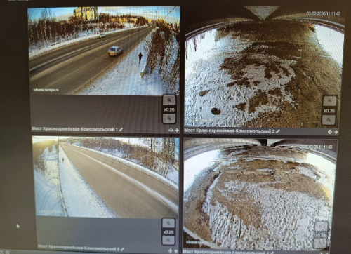 Камеры заработали на нескольких мостах в Петрозаводске