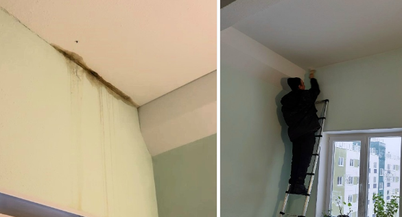 В Суоярви управляющую компанию заставили сделать ремонт в подъезде