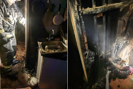 Две квартиры горели в Кемском районе