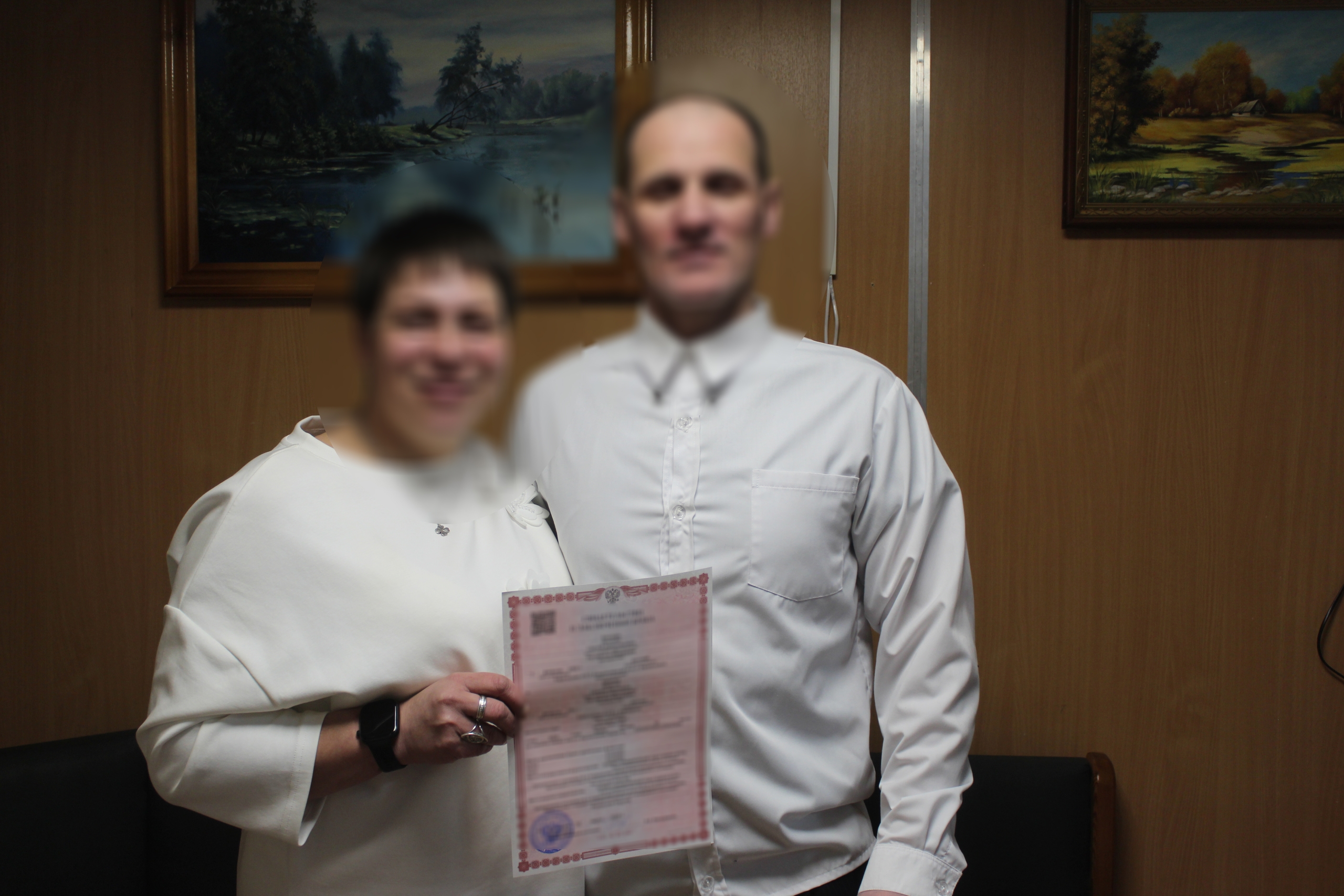 Любовь за решеткой: в ИК-1 сыграли свадьбу