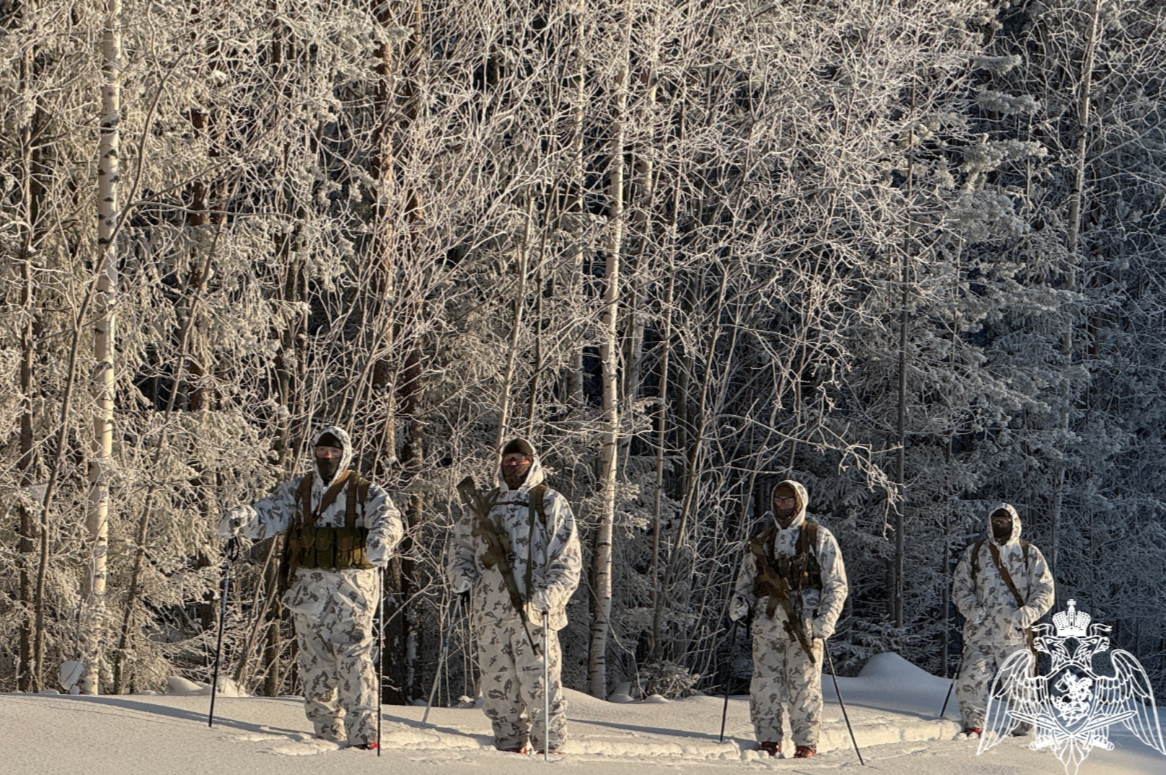 Бойцы СОБР «Карху» тренировались выполнять сложные задачи в лесах Карелии