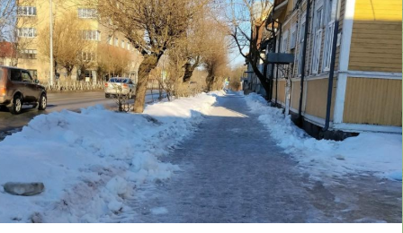 Сортавала превратилась в каток 8 Марта