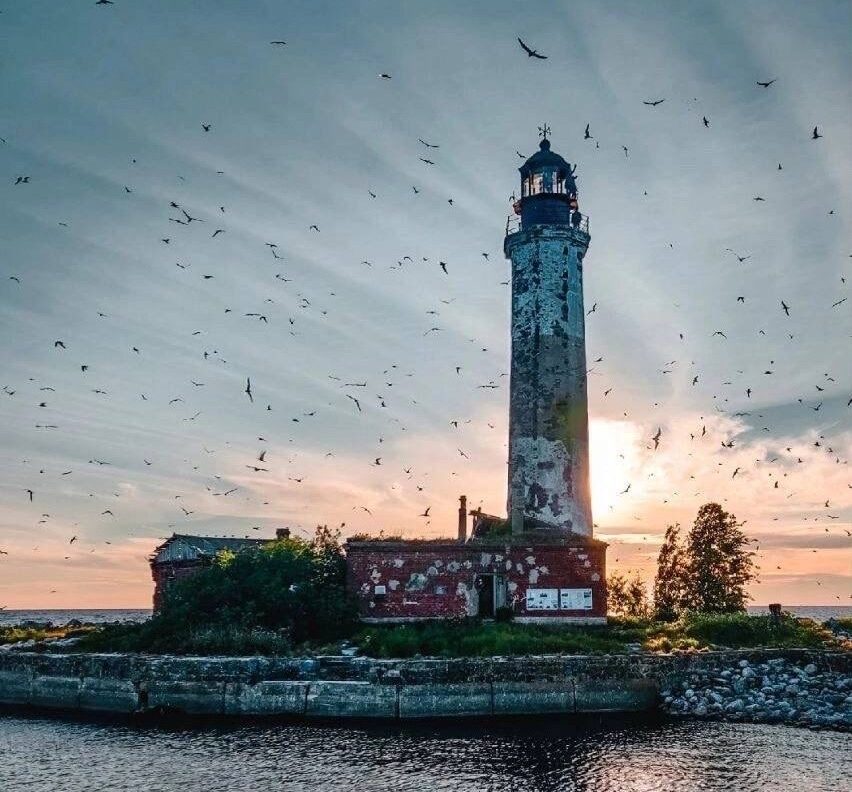 Уникальный искусственный остров в Ладожском озере влечет туристов