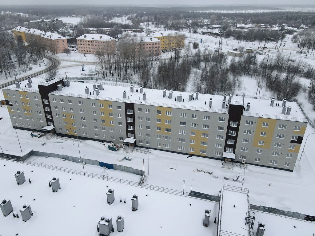 В Беломорске полным ходом строится дом для расселения жителей города из авариек