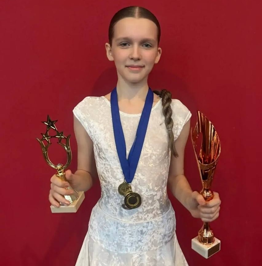 Пятиклассница из Петрозаводска взяла четыре приза на турнире по бальным танцам
