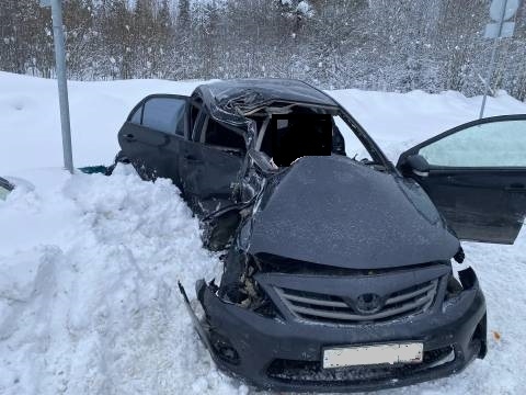 В Костомукше 77-летний водитель спровоцировал массовое ДТП