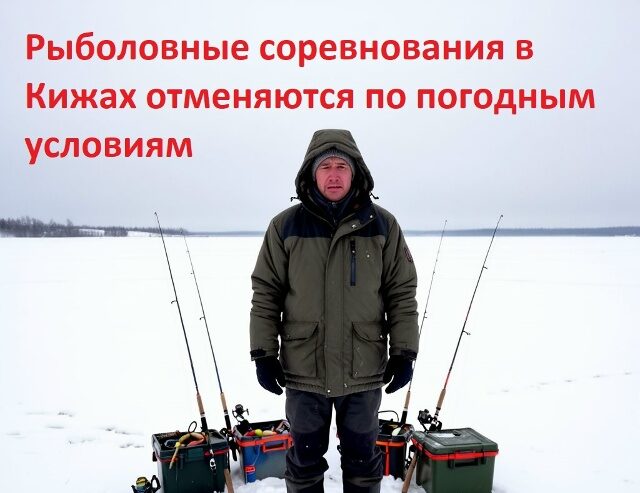 Впервые за 24 года рыбные соревнования в «Кижах» отменяются