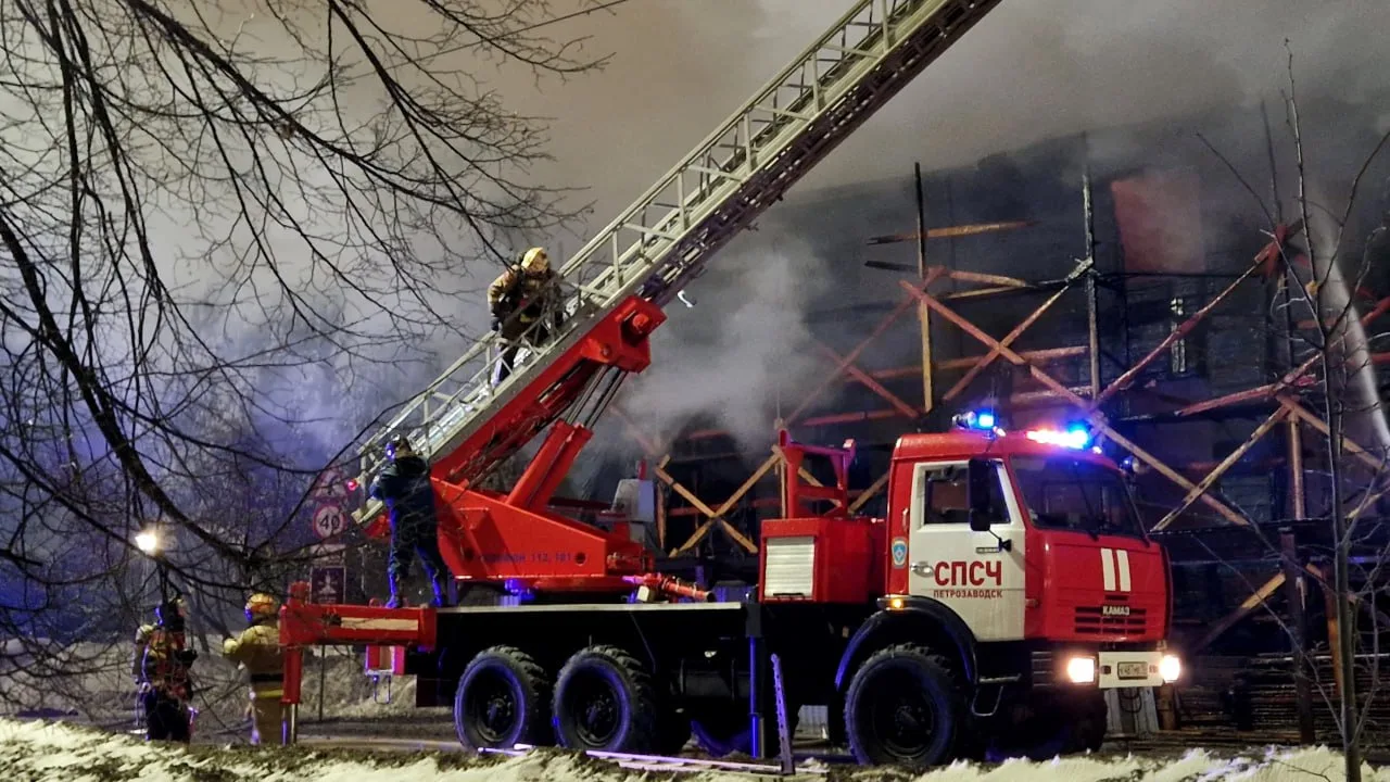Пожар в Доме горного начальника ликвидировали