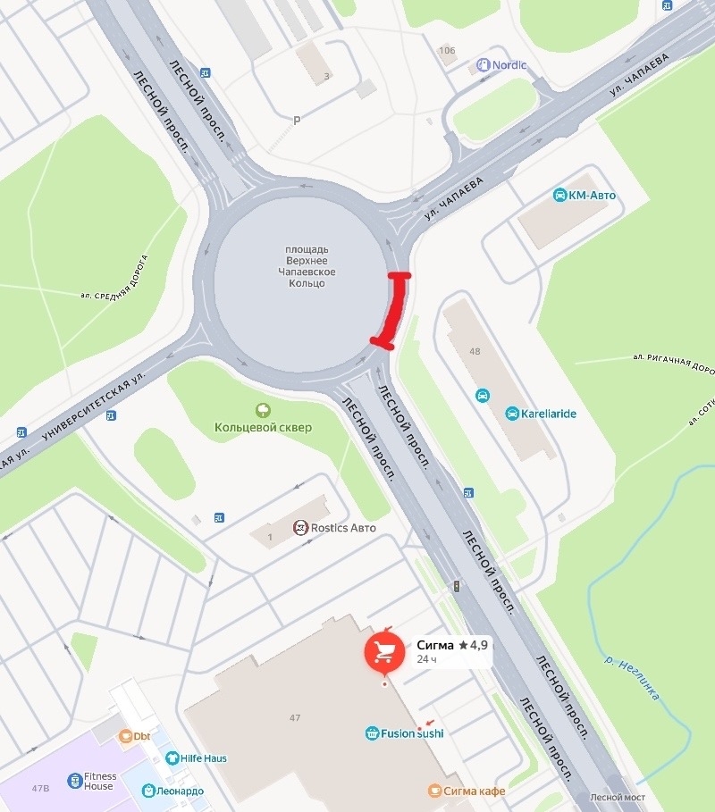 На Чапаевском кольце в Петрозаводске собак бьет током от земли около ЛЭП