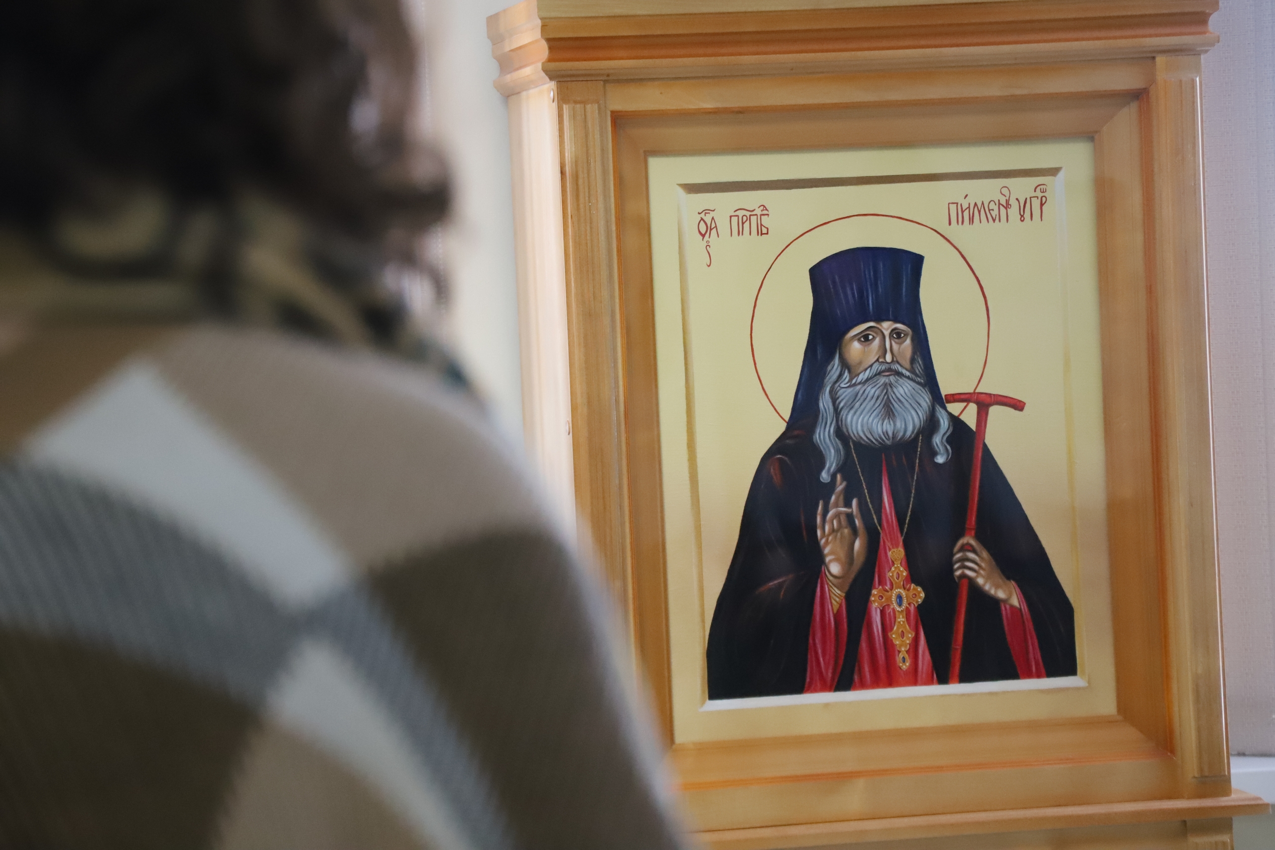 В штабе УФСИН Карелии торжественно установили икону, написанную заключенным