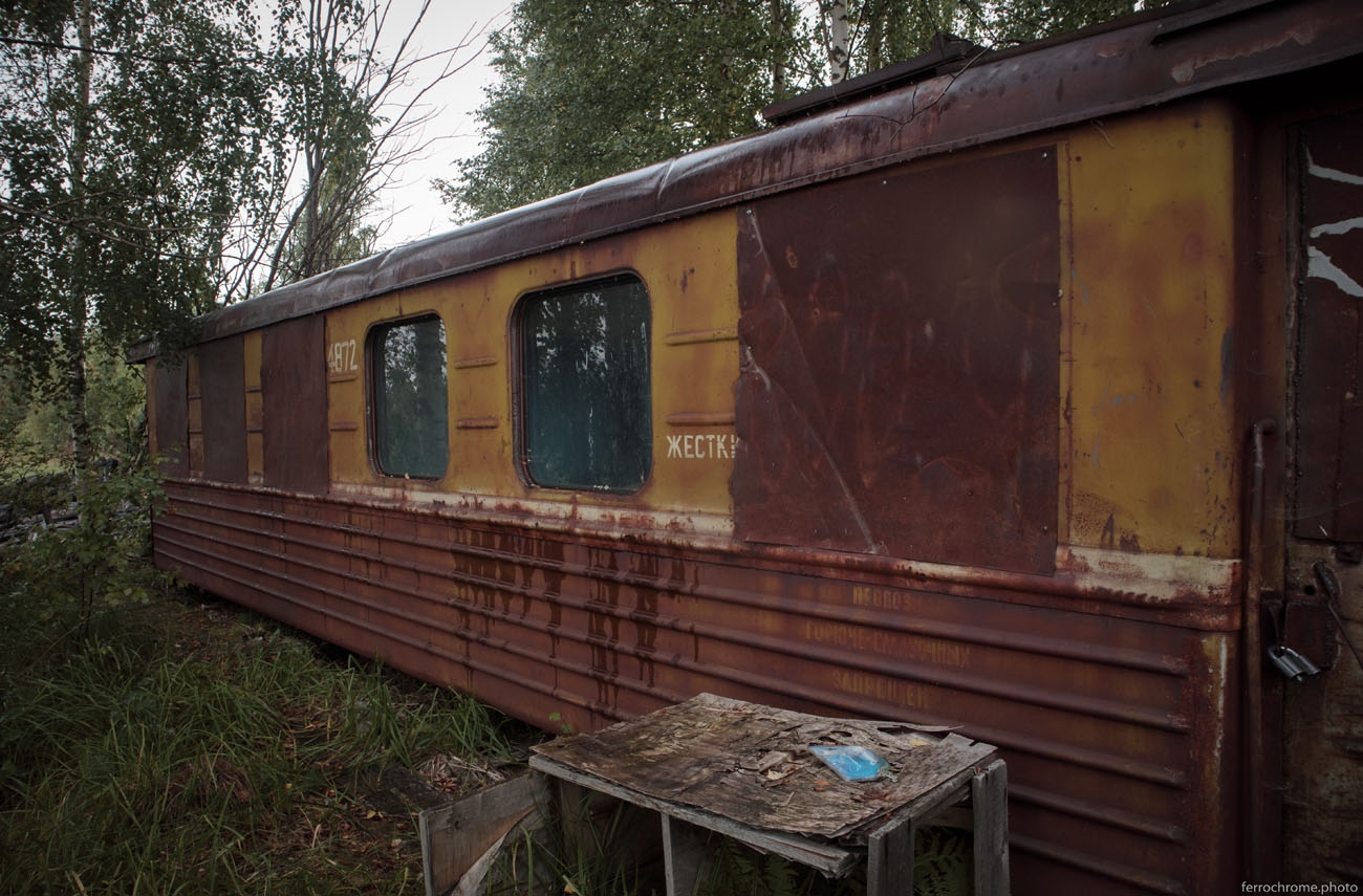 В соседнем регионе путешественники наткнулись на заброшенную узкоколейку среди болот