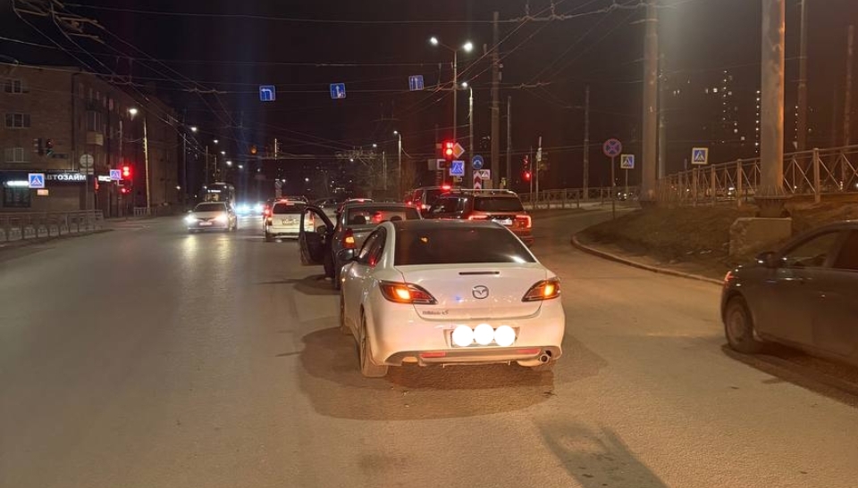 Невнимательность водителя иномарки привела к ДТП в центре Петрозаводска