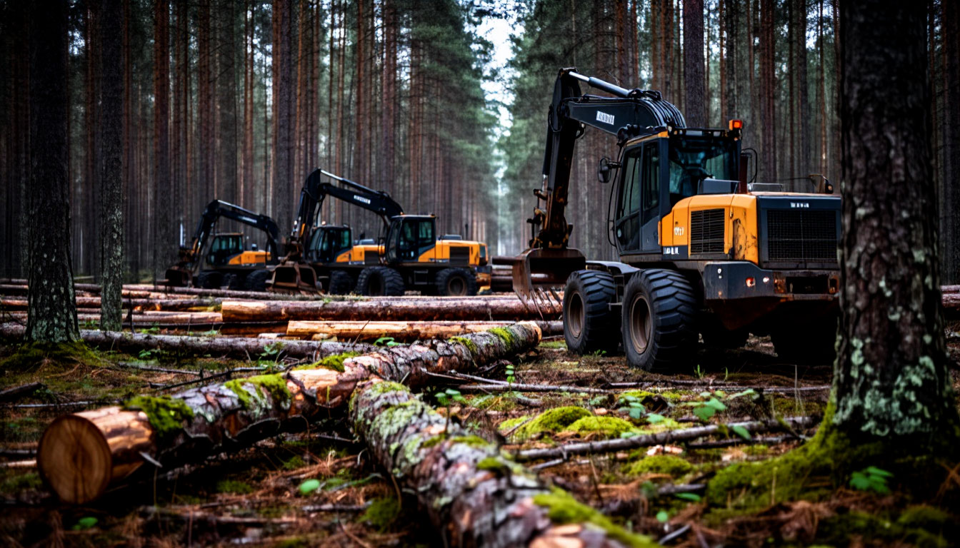 Карельского лесозаготовителя с выручкой 3,7 млрд оштрафовали на 15 тысяч рублей