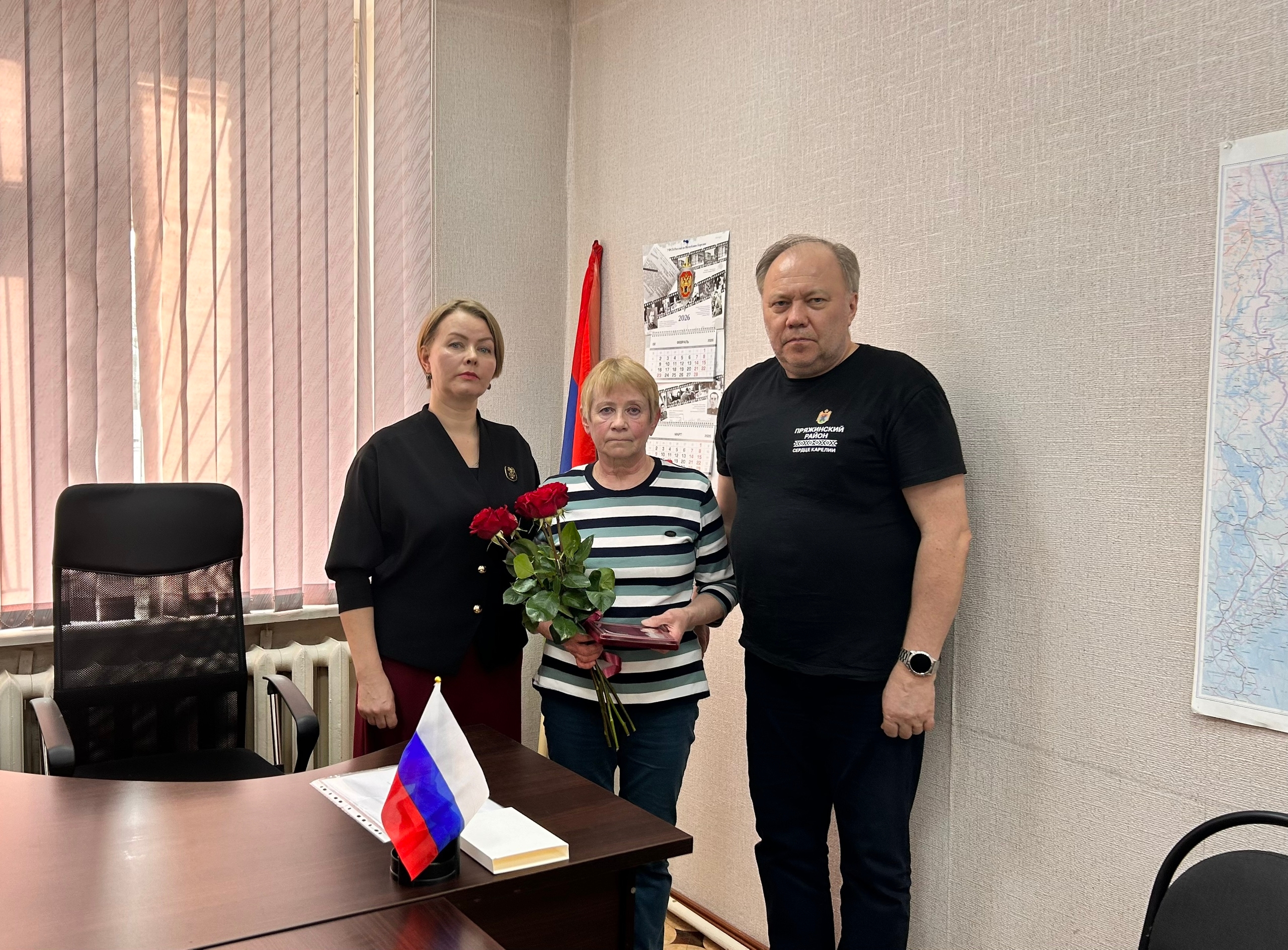 Медаль за отвагу вручили матери погибшего бойца СВО в Эссойле