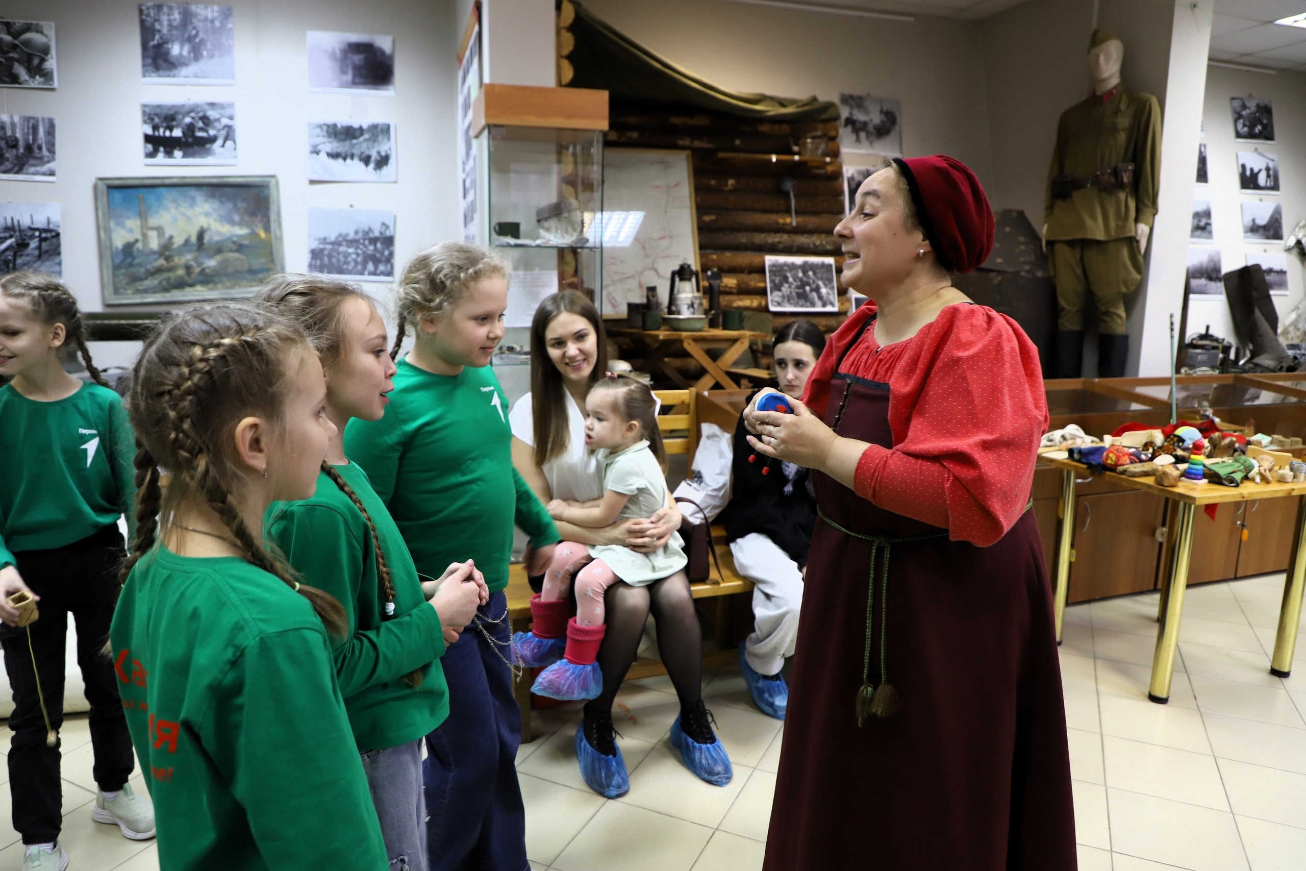 Кукольная выставка для детей и взрослых открылась в Суоярви