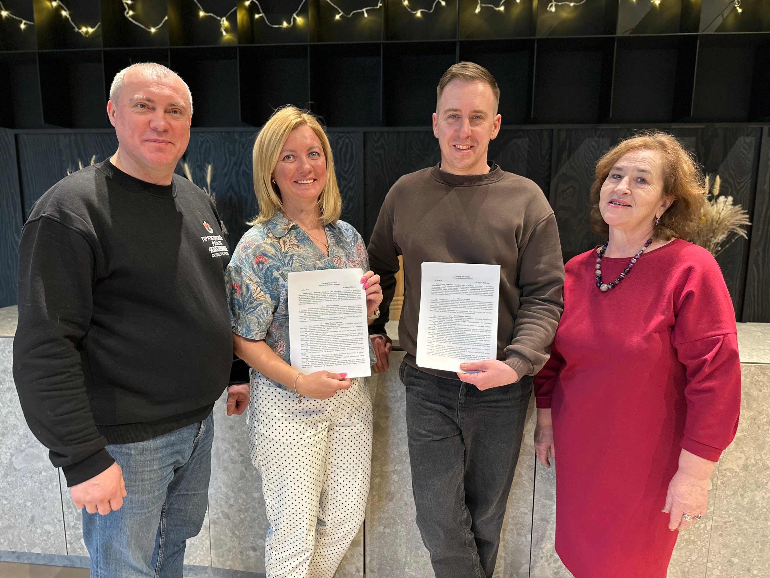 База отдыха «Нуозъярви» в Крошнозеро подписала договор с Эссойльским молокозаводом