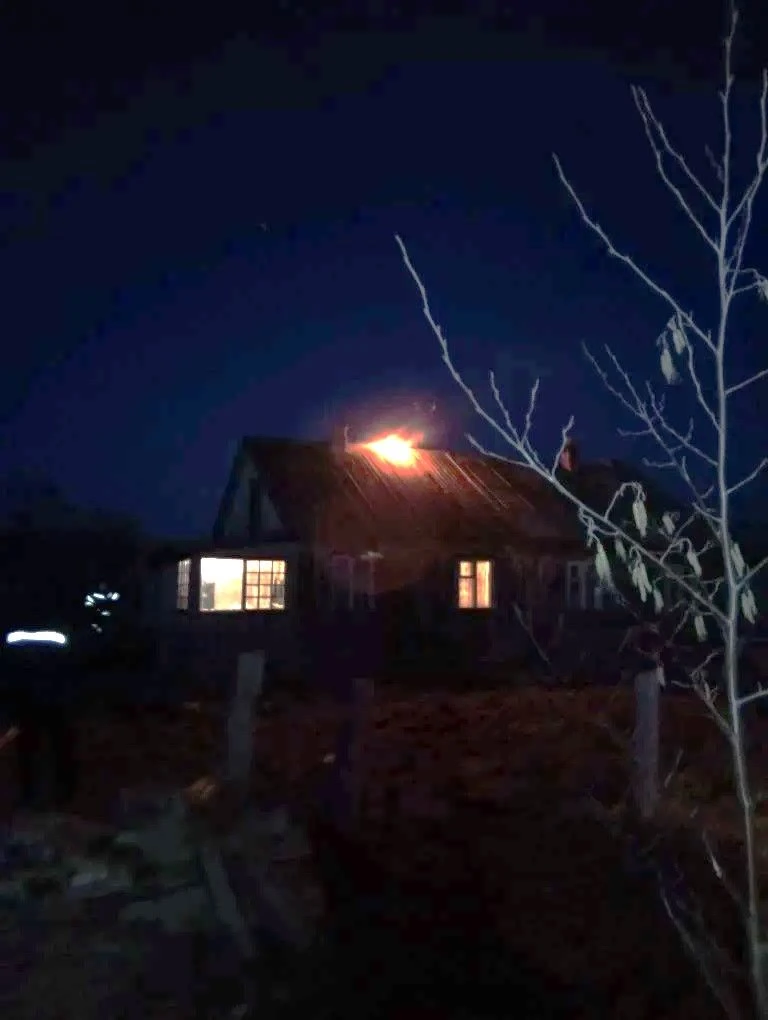 В Пяльме горел двухквартирный дом