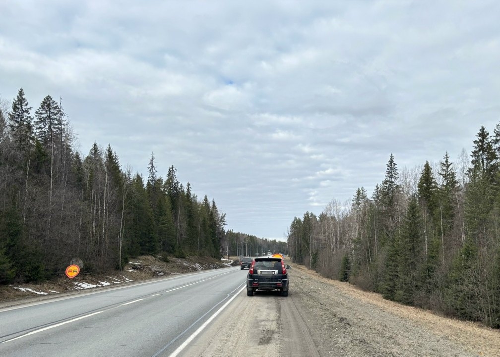 Юный лихач-нарушитель попался на опасном участке трассы в Прионежье