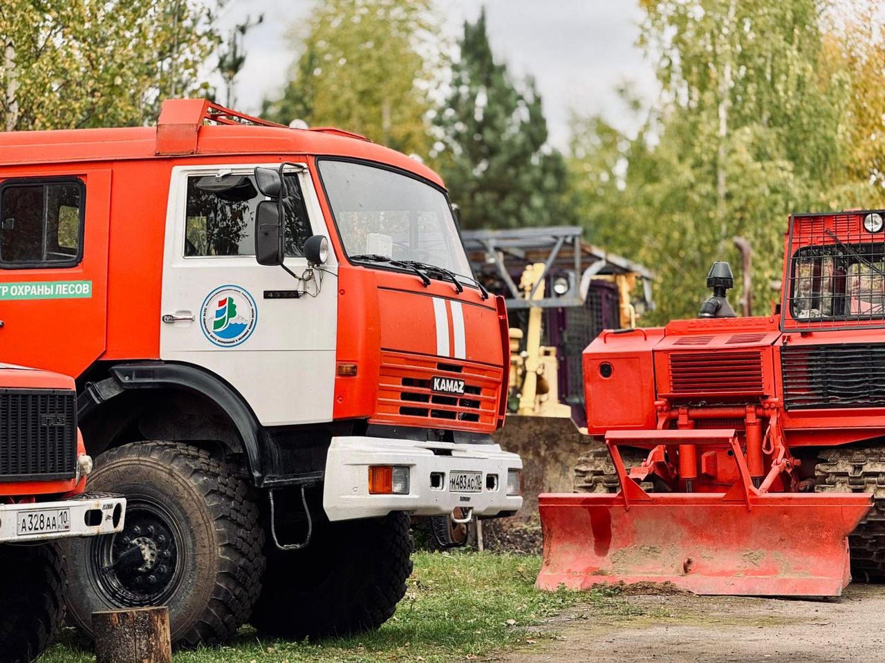 Для борьбы с лесными пожарами в Карелии существенно увеличена группировка сил и средств