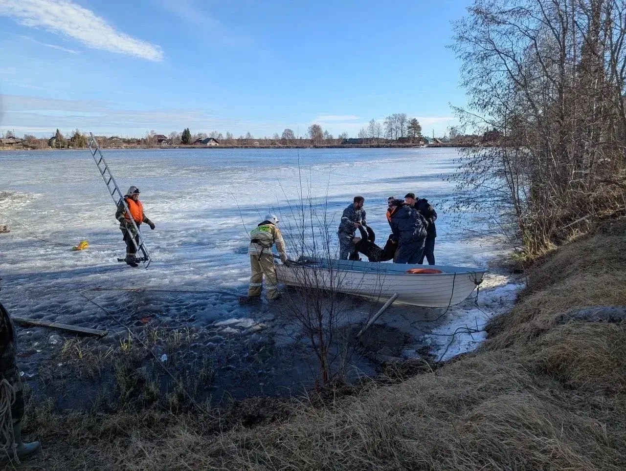 Семья спасённого из полыньи рыбака в Беломорском округе поблагодарила всех, кто предотвратил беду