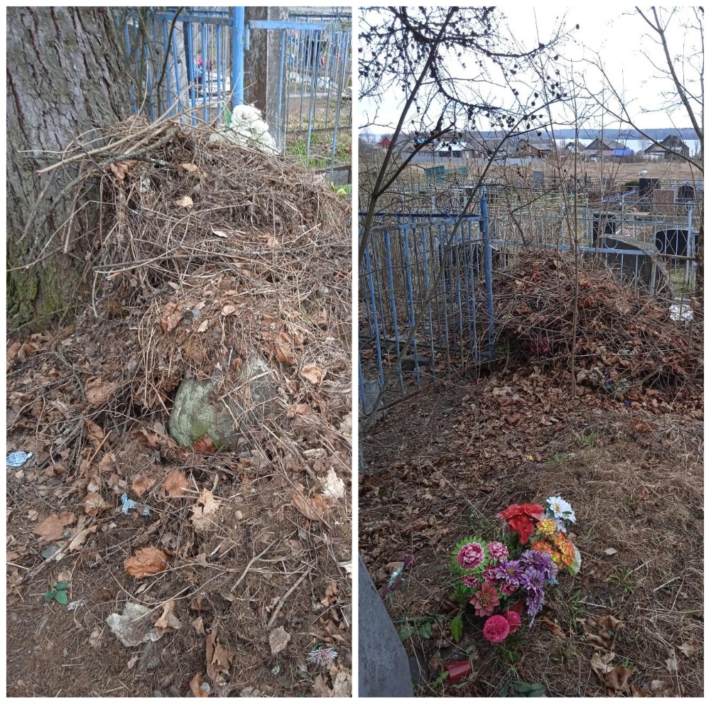 В Кондопоге вычислили оставивших мусор посетителей кладбища