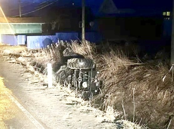 Женщина перевернулась за рулем вездехода в Прионежье - пострадали двое пассажиров